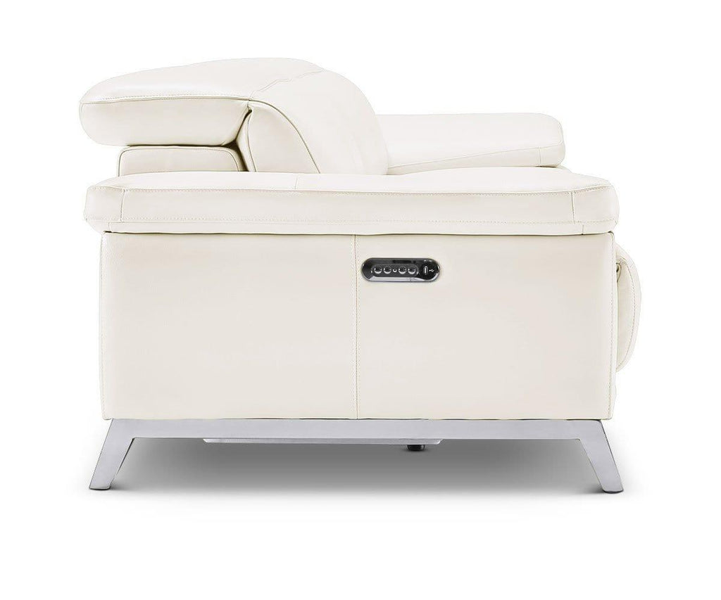 Voss Leather Power Reclining Sofa