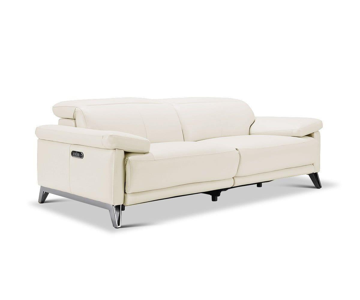 Voss Leather Power Reclining Sofa